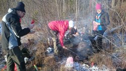 Korvgrillning vid Rälgen