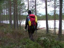 På vag till Skräpptjärnen